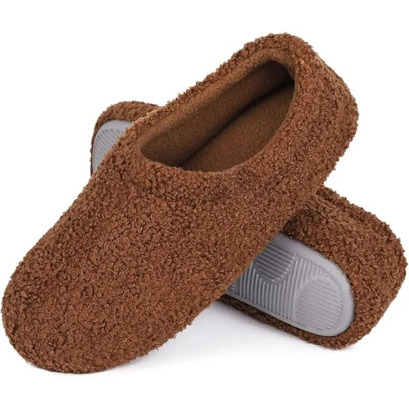 Fuzzy Fur Memory Foam Loafer Slippers – Zachte, Warme & Luxe Comfortsloffen voor Dames