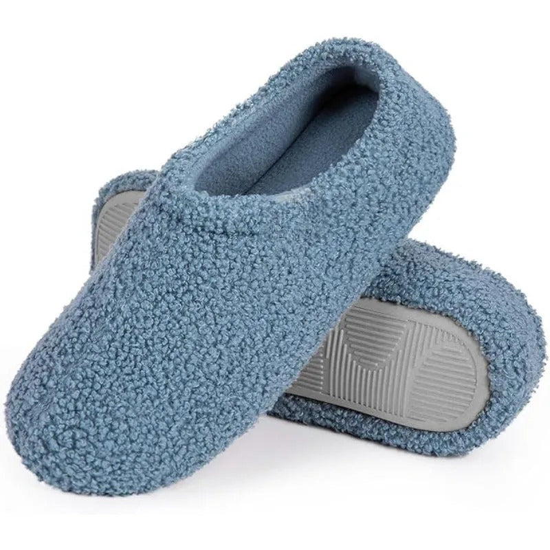 Fuzzy Fur Memory Foam Loafer Slippers – Zachte, Warme & Luxe Comfortsloffen voor Dames