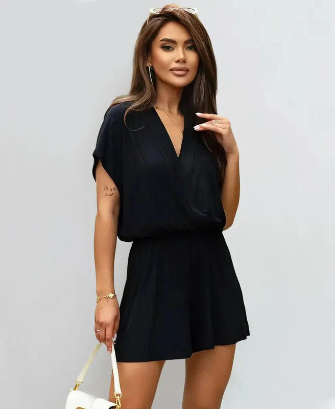 Stijlvolle Dames Jumpsuit met Hoge Taille – Luchtig, Zacht en Veelzijdig voor Elke Dag of Avond