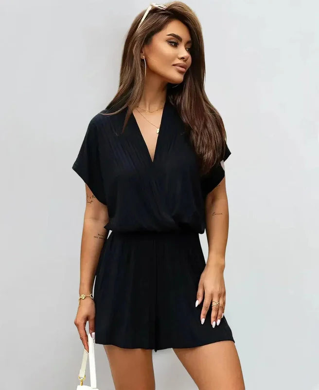Stijlvolle Dames Jumpsuit met Hoge Taille – Luchtig, Zacht en Veelzijdig voor Elke Dag of Avond