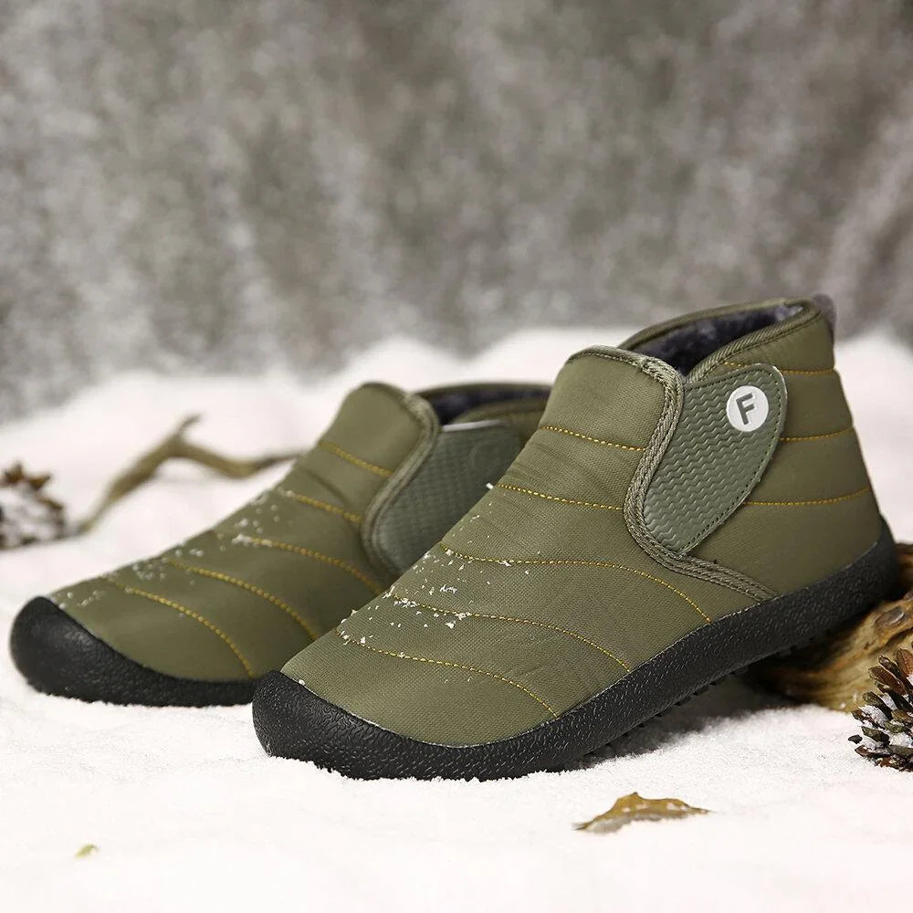 Waterdichte Heren Enkelboots – Warme Voering & Comfortabele Outdoor Laarzen