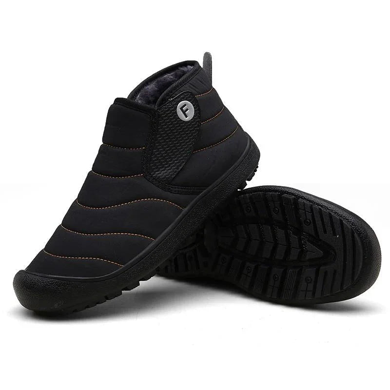 Waterdichte Heren Enkelboots – Warme Voering & Comfortabele Outdoor Laarzen