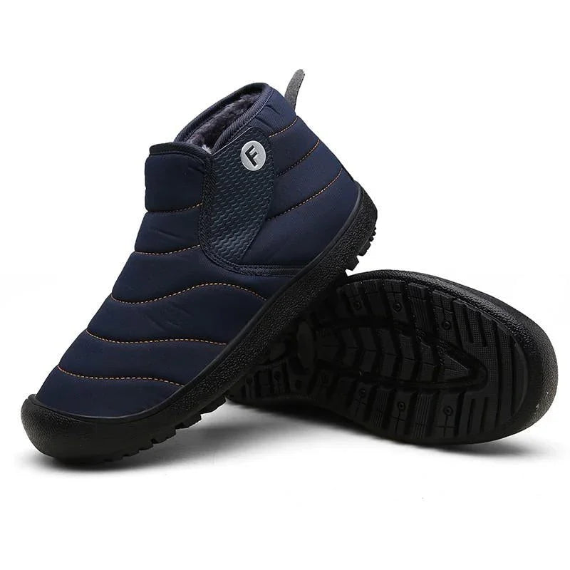 Waterdichte Heren Enkelboots – Warme Voering & Comfortabele Outdoor Laarzen