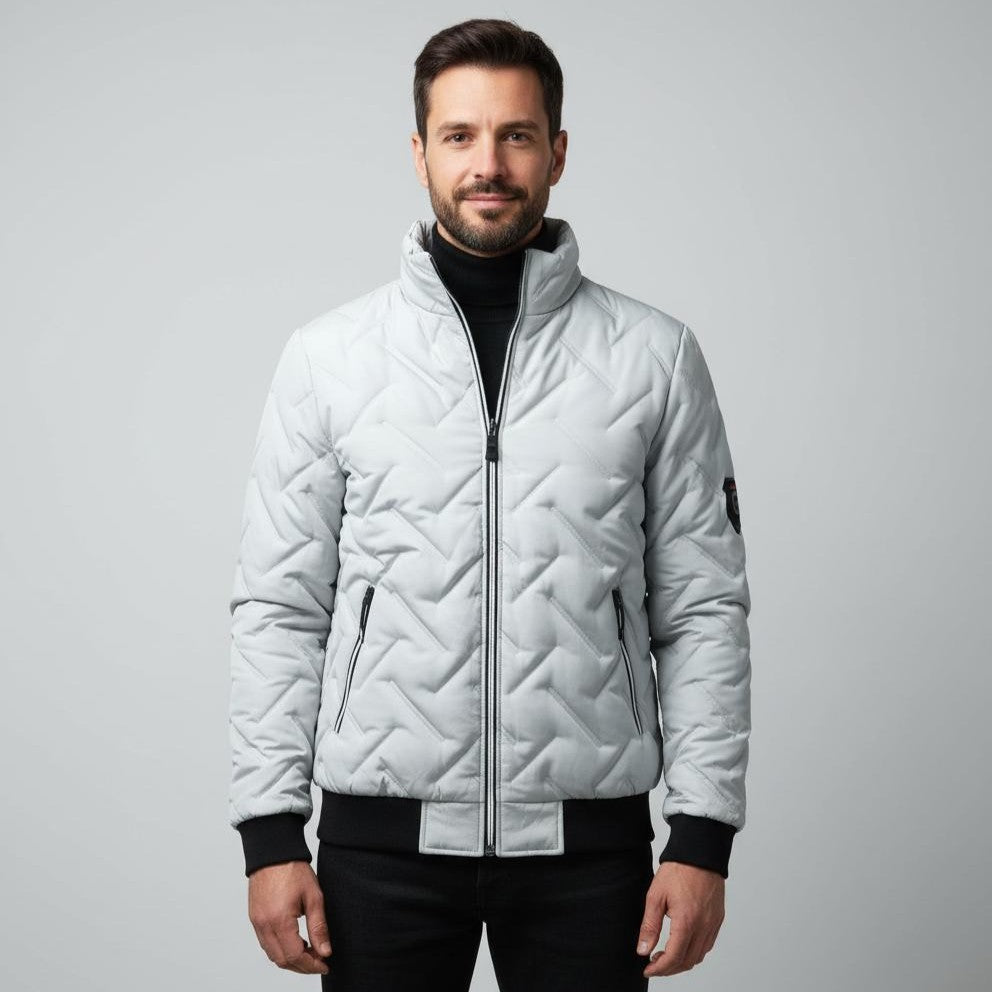Elegante Gewatteerde Jas – Warme Dames & Heren Winterjas met Tijdloos Design