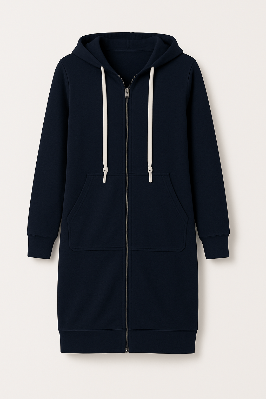 Knielange Hoodie – Comfortabele & Stijlvolle Lange Hoodie voor Dames