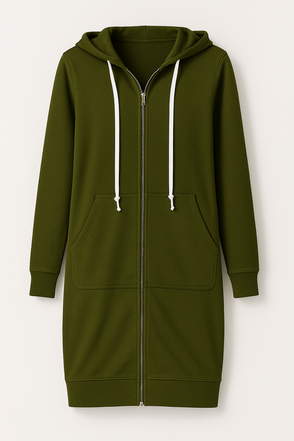 Knielange Hoodie – Comfortabele & Stijlvolle Lange Hoodie voor Dames