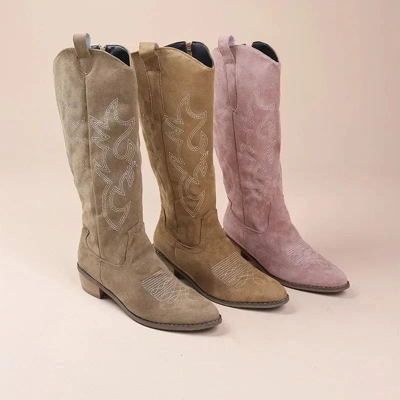 Knielange Cowboystiefel – Western Flair, Comfort & Tijdloze Stijl