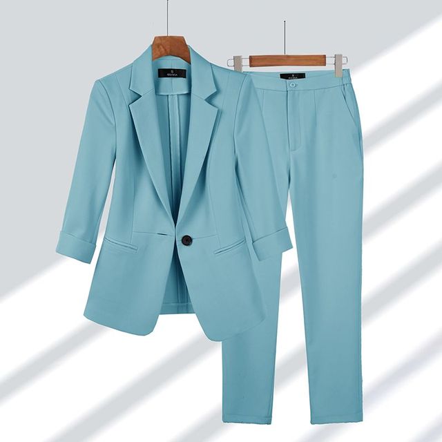 Blazer & Broek Set – Stijlvol en Elegant Tweedelig Outfit