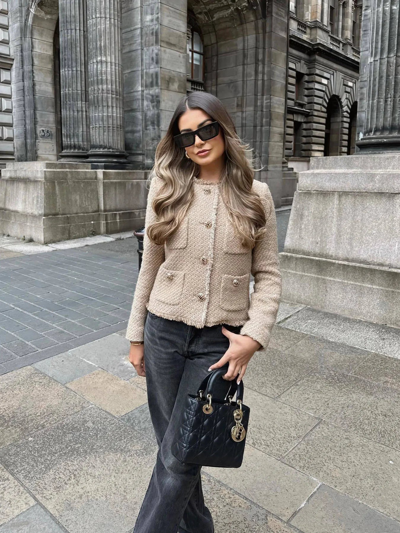 Stijlvolle Tweed-Blazer – Klassiek, Elegant en Tijdloos