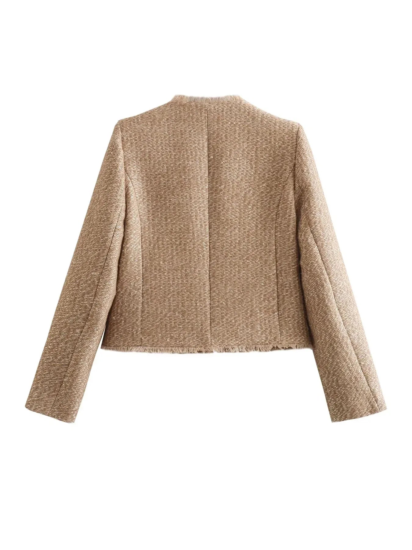Stijlvolle Tweed-Blazer – Klassiek, Elegant en Tijdloos