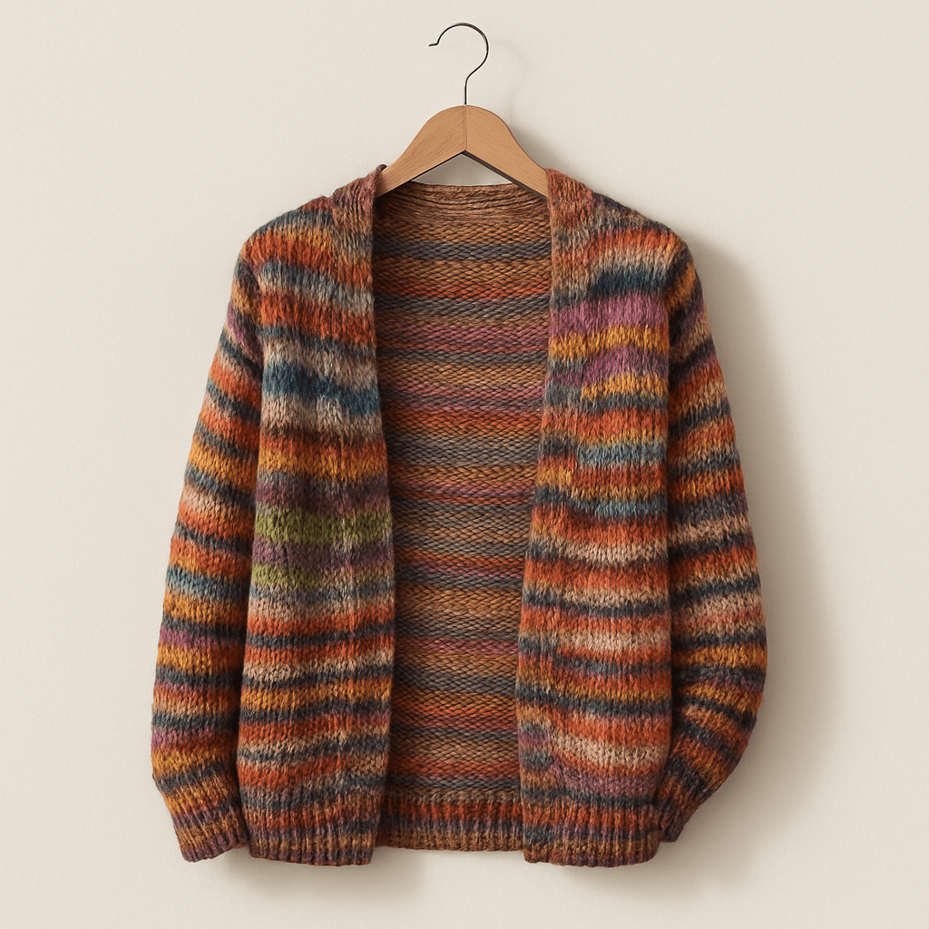 Multicolor Dames Vest – Stijlvolle en Comfortabele Gebreide Cardigan