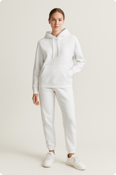 Unisex Hoodie en Joggingbroek Set – Comfortabel Trainingspak voor Thuis en Sport, Zachte Casual Outfit