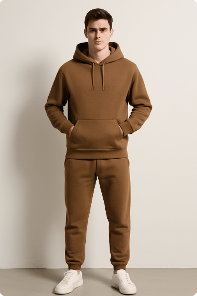 Unisex Hoodie en Joggingbroek Set – Comfortabel Trainingspak voor Thuis en Sport, Zachte Casual Outfit