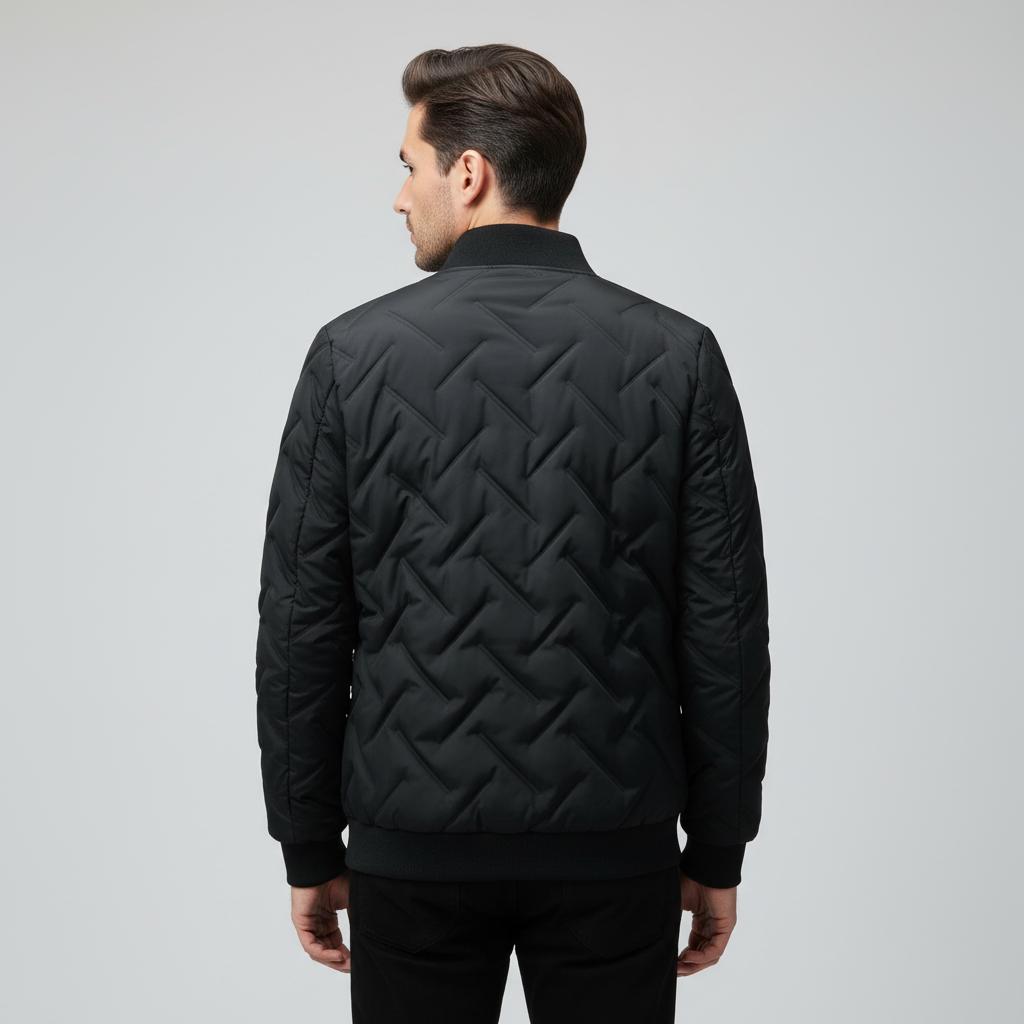 Elegante Gewatteerde Jas – Warme Dames & Heren Winterjas met Tijdloos Design