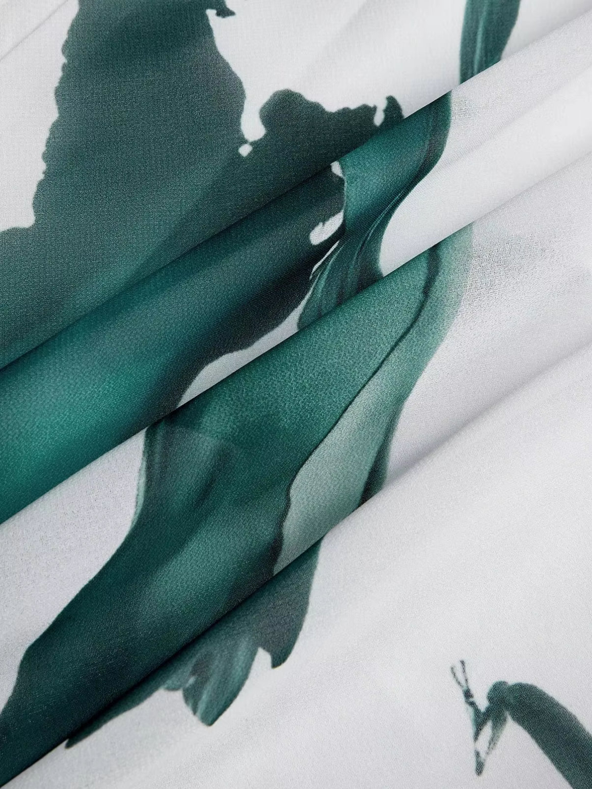Lange Jurk met Aquarelprint – Elegante Maxi Jurk voor Dames