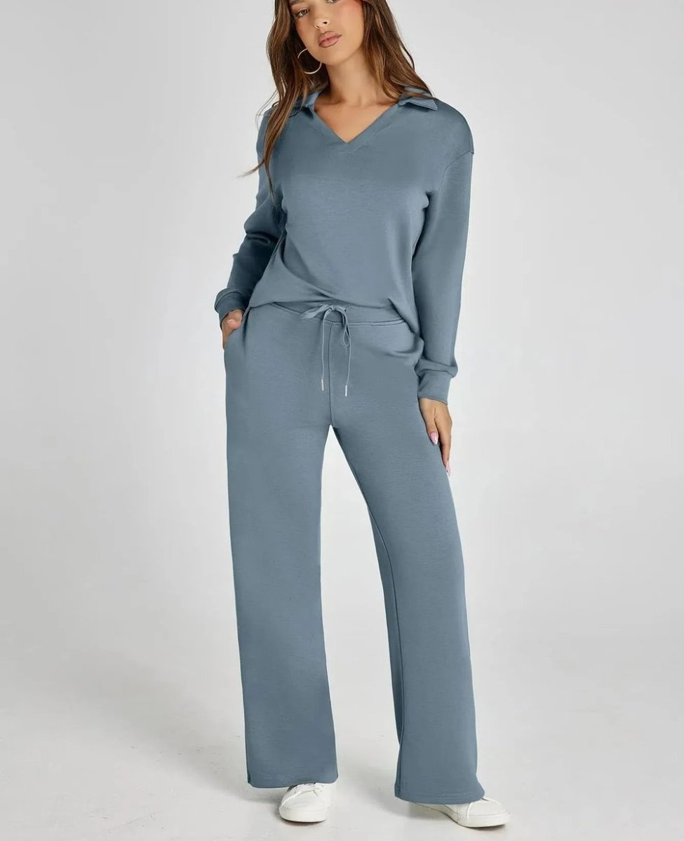 Elegante Tweedelige Travelsuit voor Dames – Ademend, Comfortabel & Stijlvol