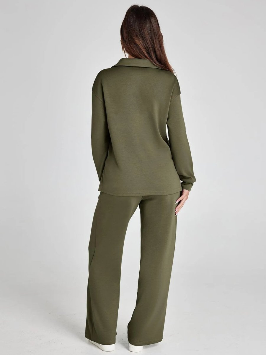 Elegante Tweedelige Travelsuit voor Dames – Ademend, Comfortabel & Stijlvol