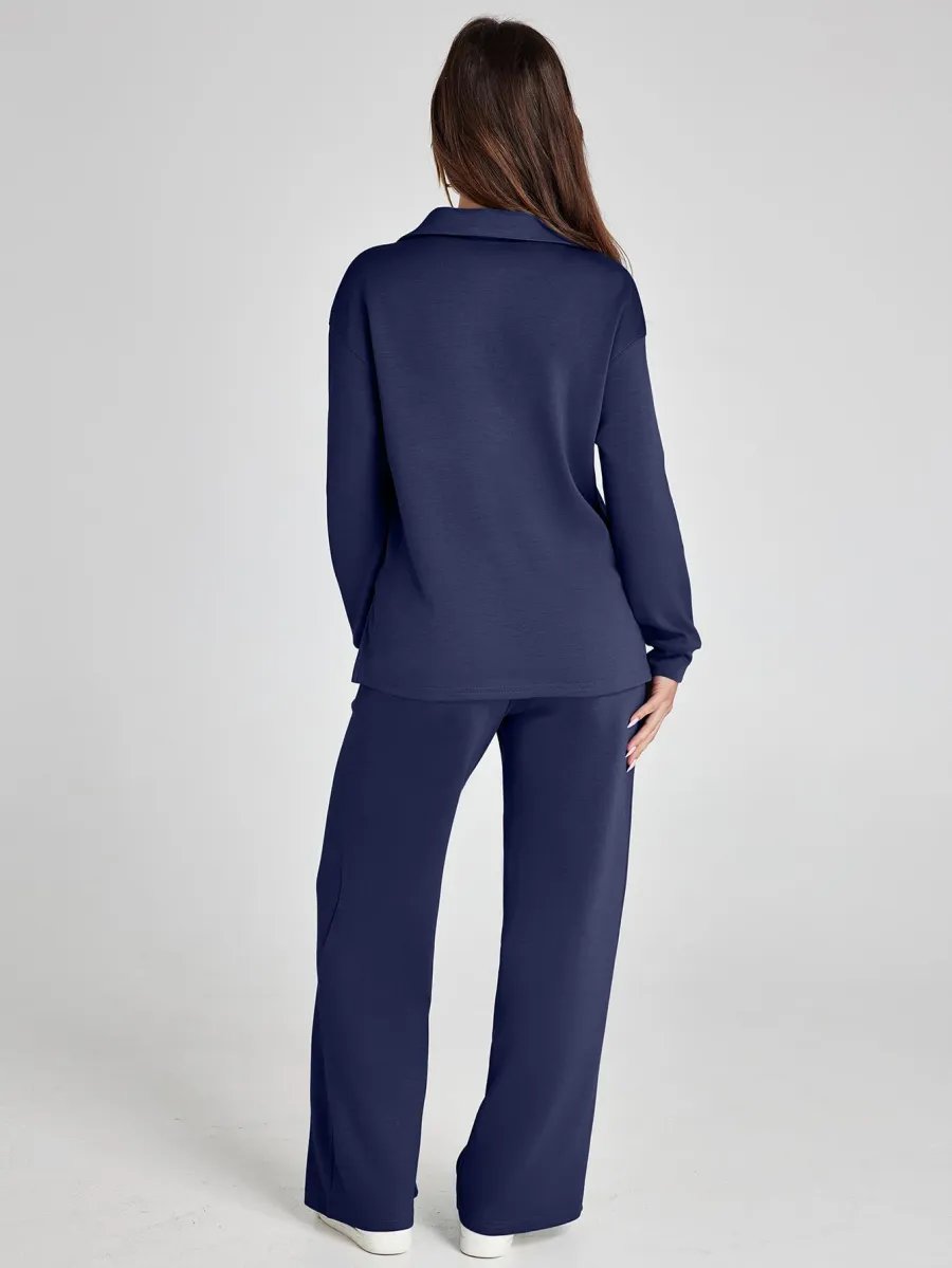 Elegante Tweedelige Travelsuit voor Dames – Ademend, Comfortabel & Stijlvol