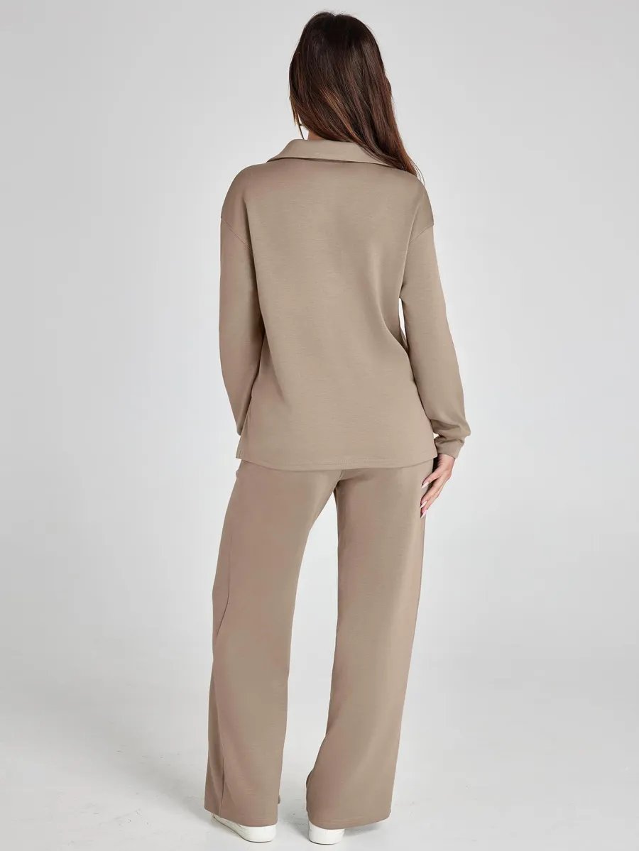 Elegante Tweedelige Travelsuit voor Dames – Ademend, Comfortabel & Stijlvol