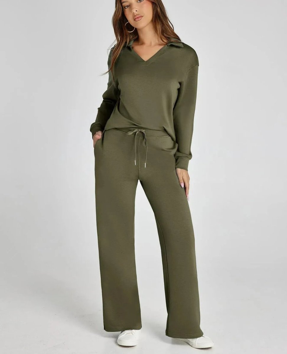 Elegante Tweedelige Travelsuit voor Dames – Ademend, Comfortabel & Stijlvol
