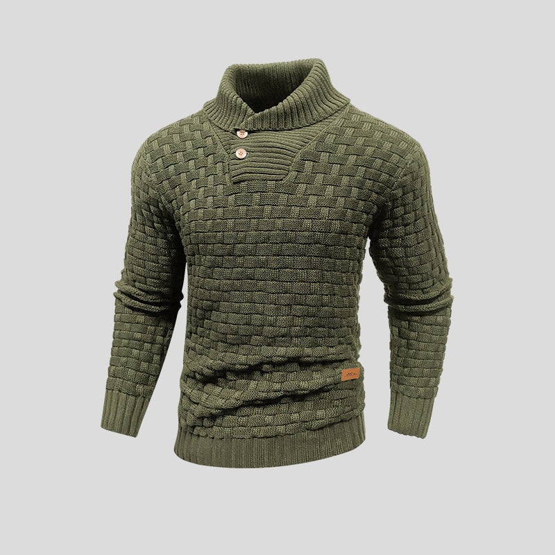 Stijlvolle Thermische Gebreide Trui voor Heren – Warm, Comfortabel en Perfect voor de Herfst