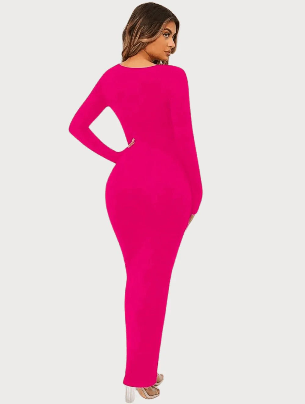 Shapewear Long Sleeve Maxi Jurk