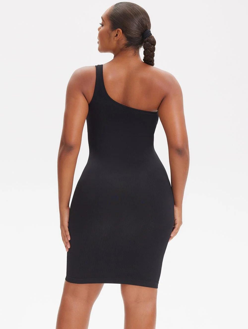 Shapewear Één-Schouder Jurk