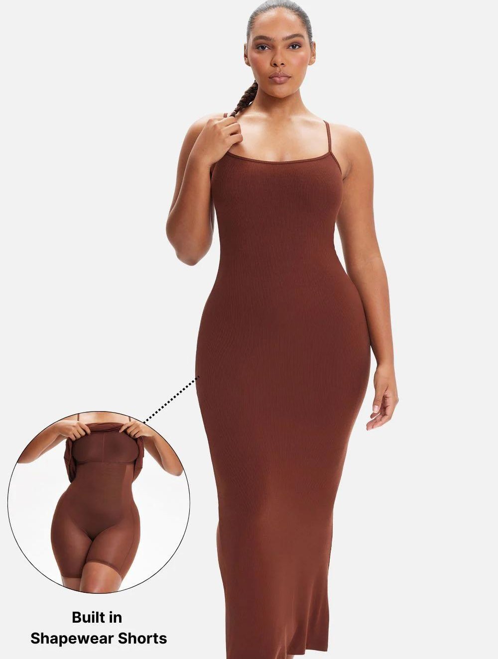 Shapewear Slip Maxi Dress - GetLivetta