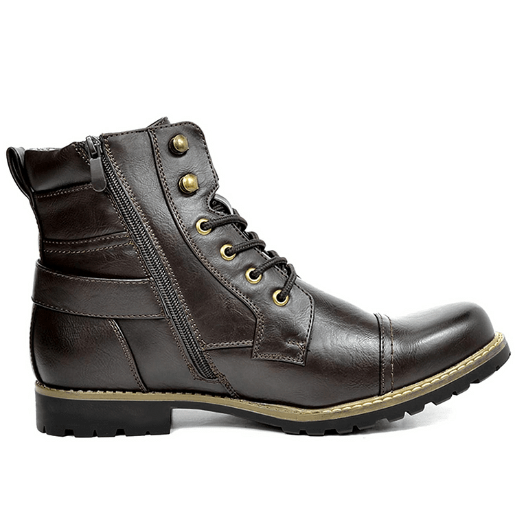 Nightrider Leren Boots – Stoere en Duurzame Herenschoenen voor Elke Gelegenheid