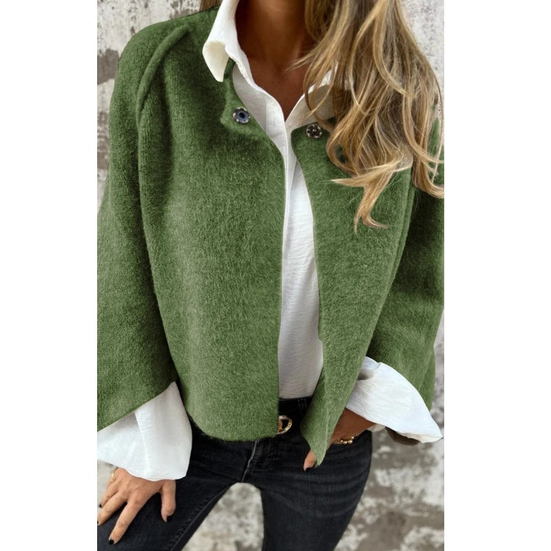 Stijlvolle Damesjas voor Lente en Herfst – Comfortabel Open Model met Ontspannen Pasvorm