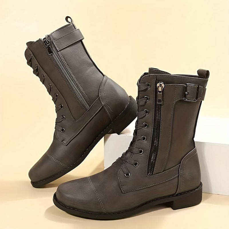 Orthopedische Laarzen met Zijrits – Comfort, Ondersteuning & Stijlvol Design