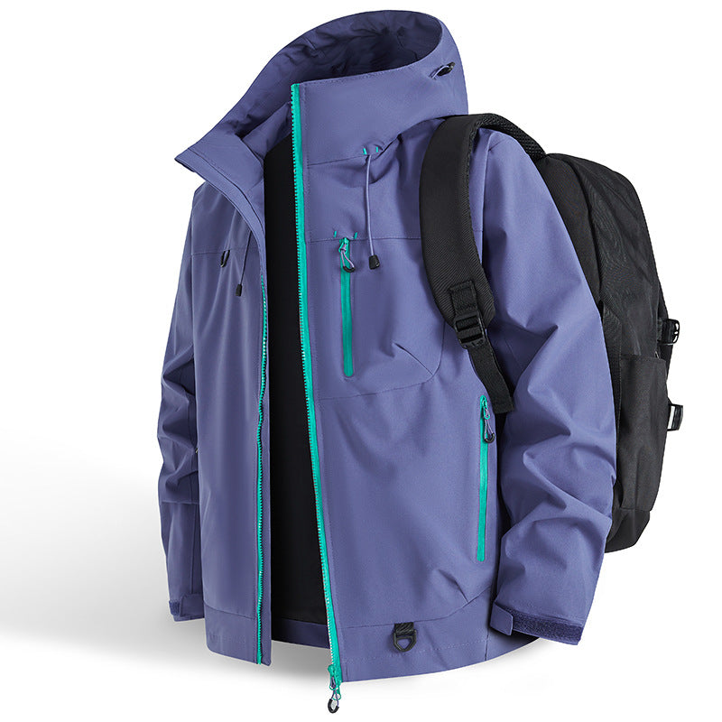 Buiten Waterdichte Sportjas met Capuchon – Winddicht, Ademend & Duurzaam Outdoor Jack