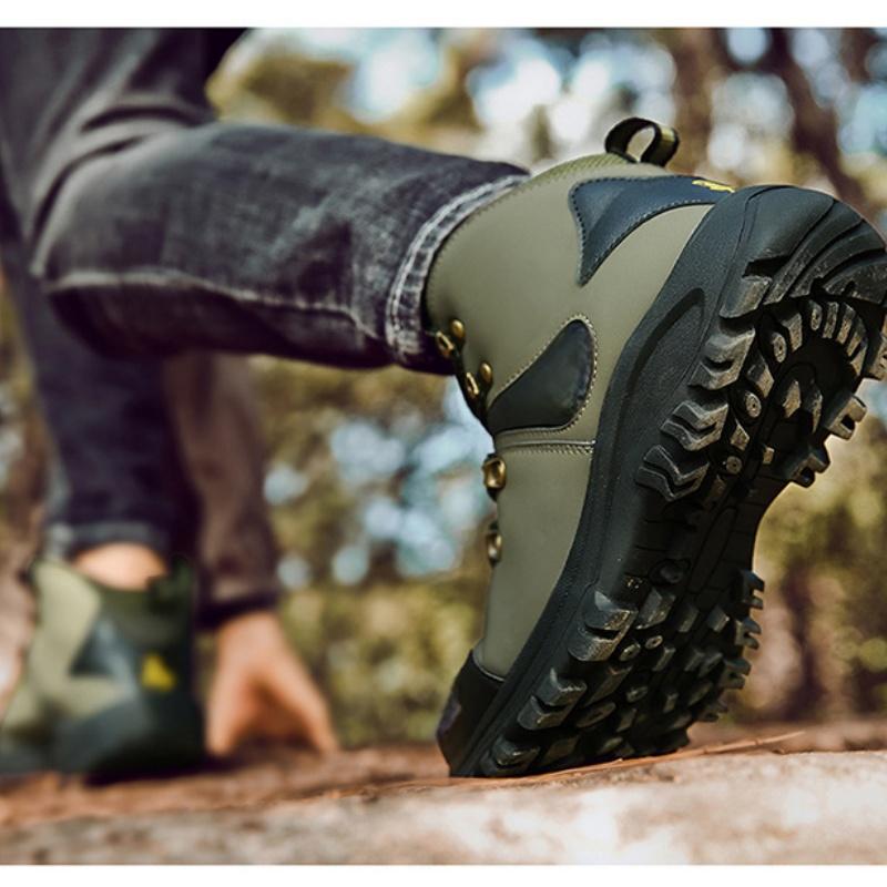 Heren Waterdichte Wandelschoenen met Antislip Zool – Duurzame Outdoor Trekkingschoenen