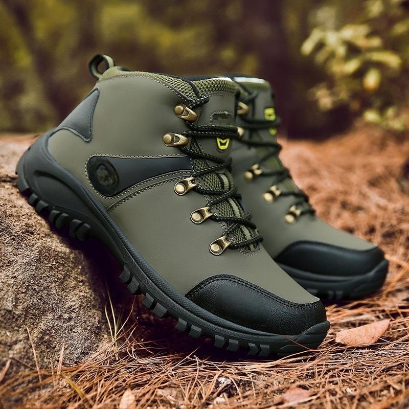 Heren Waterdichte Wandelschoenen met Antislip Zool – Duurzame Outdoor Trekkingschoenen