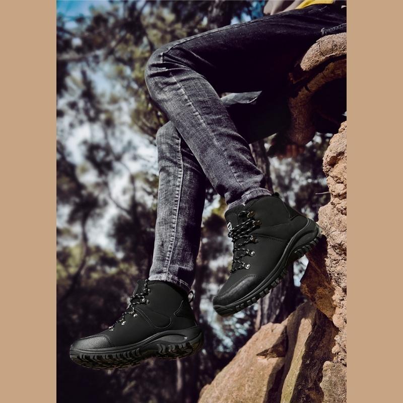 Heren Waterdichte Wandelschoenen met Antislip Zool – Duurzame Outdoor Trekkingschoenen