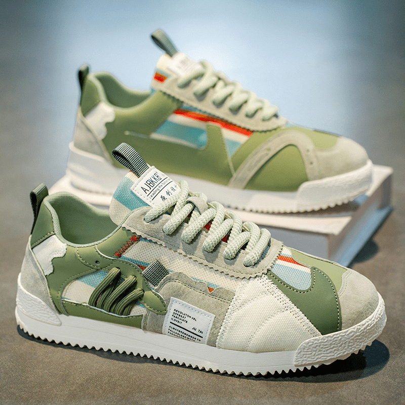 Beperkte Editie Retro Sneakers – Kleurrijk & Trendy Schoeisel