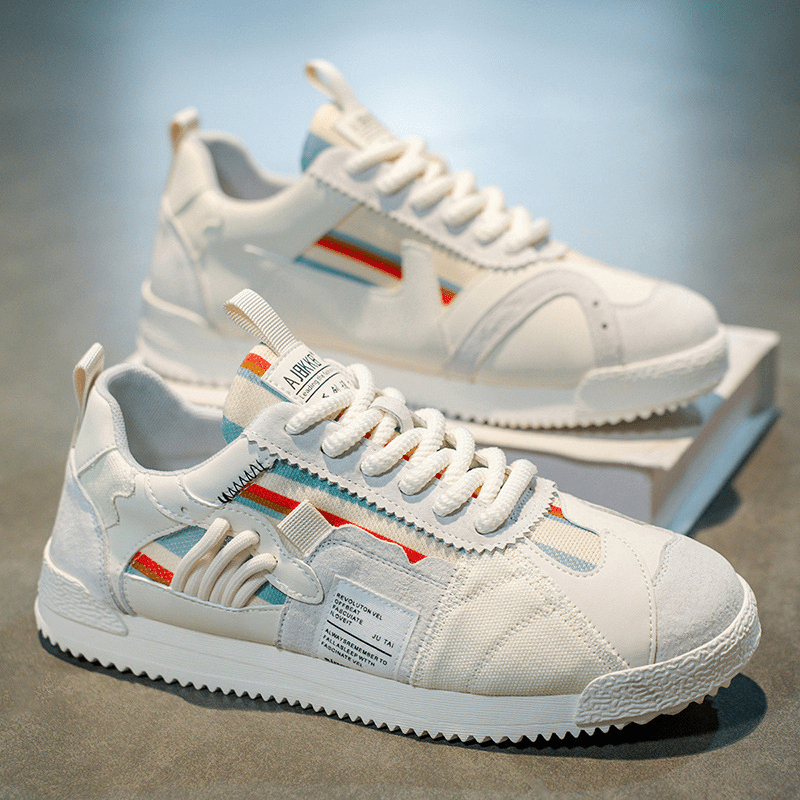 Beperkte Editie Retro Sneakers – Kleurrijk & Trendy Schoeisel