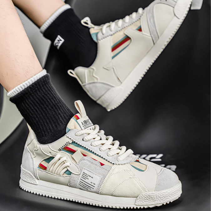 Beperkte Editie Retro Sneakers – Kleurrijk & Trendy Schoeisel