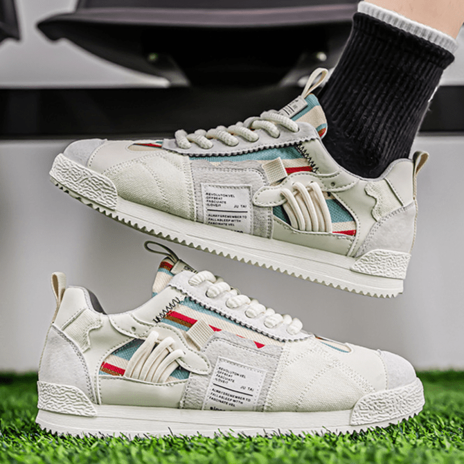 Beperkte Editie Retro Sneakers – Kleurrijk & Trendy Schoeisel