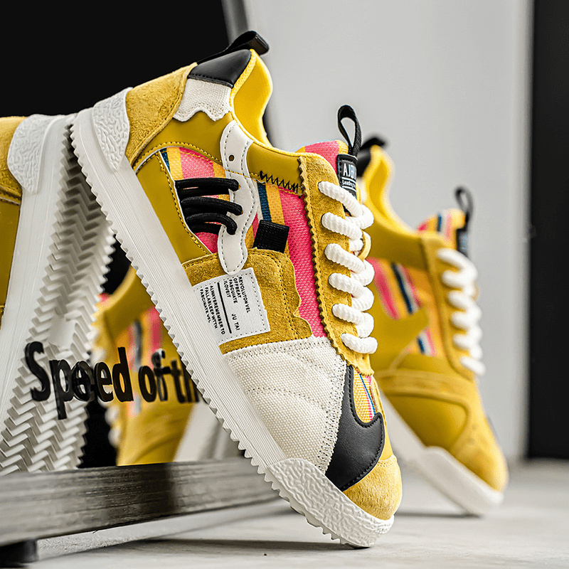 Beperkte Editie Retro Sneakers – Kleurrijk & Trendy Schoeisel