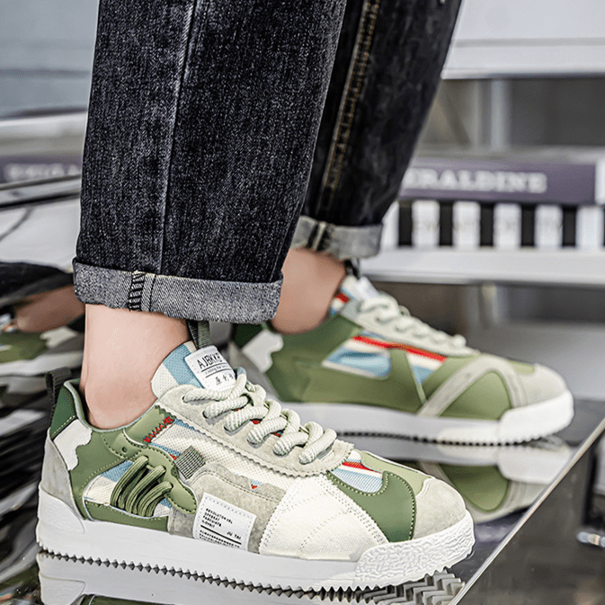 Beperkte Editie Retro Sneakers – Kleurrijk & Trendy Schoeisel