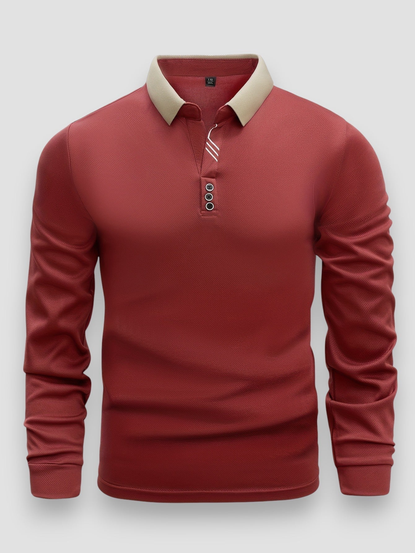 Casual Heren Polo met Lange Mouwen – Veelzijdige Regular Fit Top voor Dagelijks Gebruik