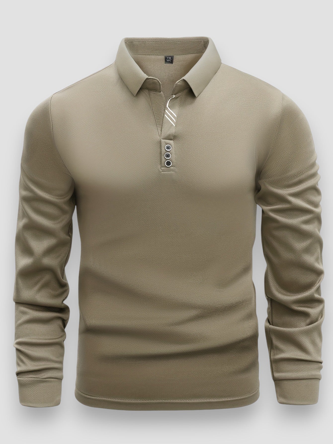 Casual Heren Polo met Lange Mouwen – Veelzijdige Regular Fit Top voor Dagelijks Gebruik