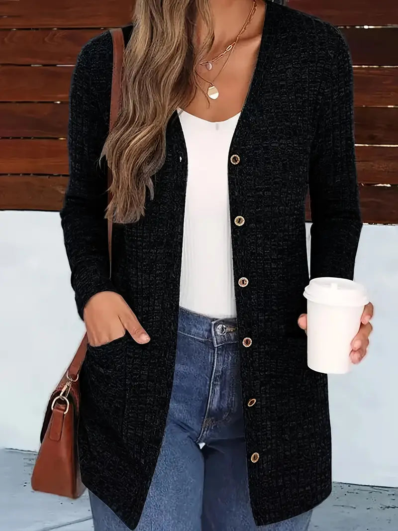 Langsleeve Cardigan – Comfortabele & Stijlvolle Damesvesten met Lange Mouwen