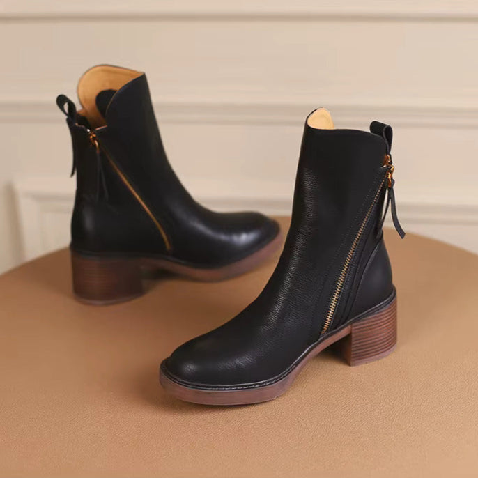 Enkellaarsjes – Elegante, Comfortabele & Stijlvolle Dameslaarsjes met Blokhak voor Elke Gelegenheid