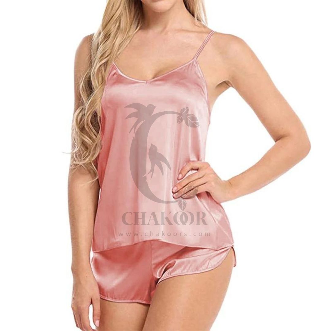 Zijden Cami Set Dames – Luxe Nachtmode & Comfortabele Loungewear