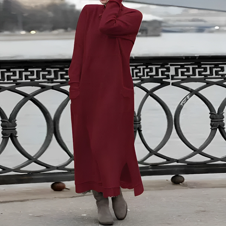 Comfortabele Maxi Jurk – Elegante & Casual Lange Jurk voor Dames