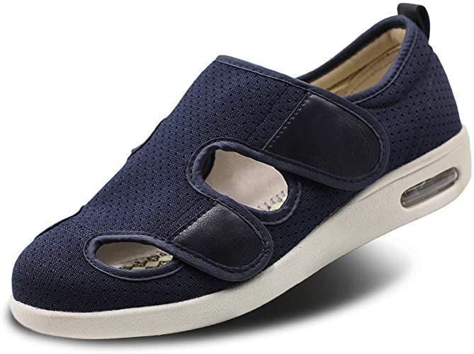Comfortabele pasvorm - Brede diabetische schoenen voor gezwollen voeten