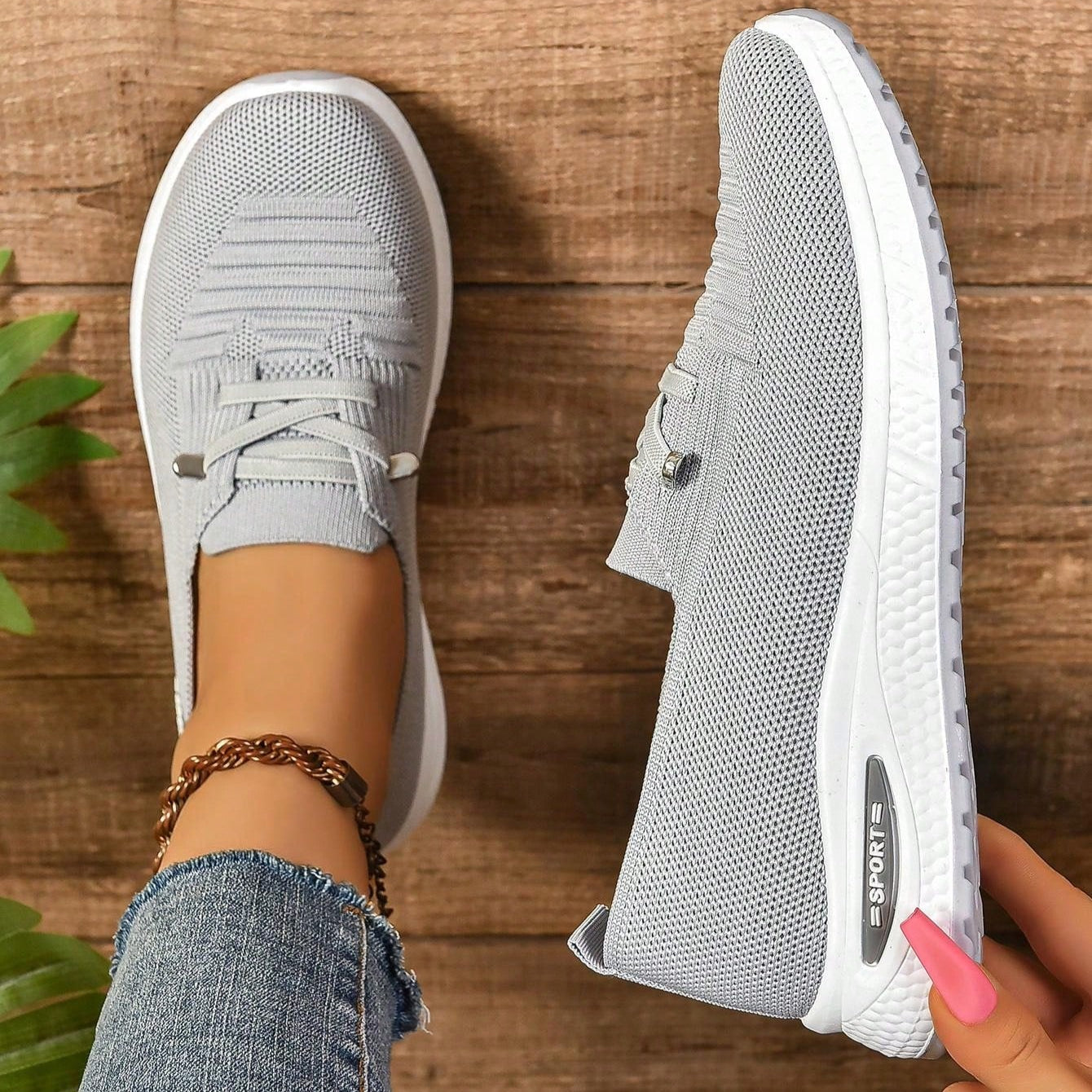 Orthopedische Comfort Sneakers Dames – Ademend, Schokabsorberend & Stijlvol