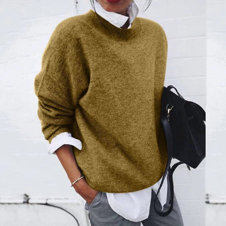Dames Oversized Kasjmier Trui – Zachte, Warme & Elegante Gebreide Kleding voor Herfst Winter